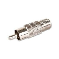 F Connector To RCA Plug - 1pc